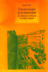 FENOMENOLOGIA DE LA HISTORICIDAD, de Cristin | portada del libro
