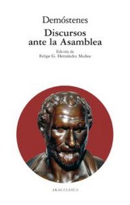 DISCURSOS ANTE LA ASAMBLEA, de Demóstenes | portada del libro