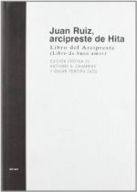 LIBRO DEL ARCIPRESTE O LIBRO DEL BUEN AMOR, de Ruiz | portada del libro