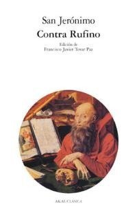 CONTRA RUFINO, de San Jerónimo | portada del libro