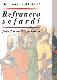 DICC. REFRANERO SEFARDI, de Cantera Ortiz de Urbina | portada del libro