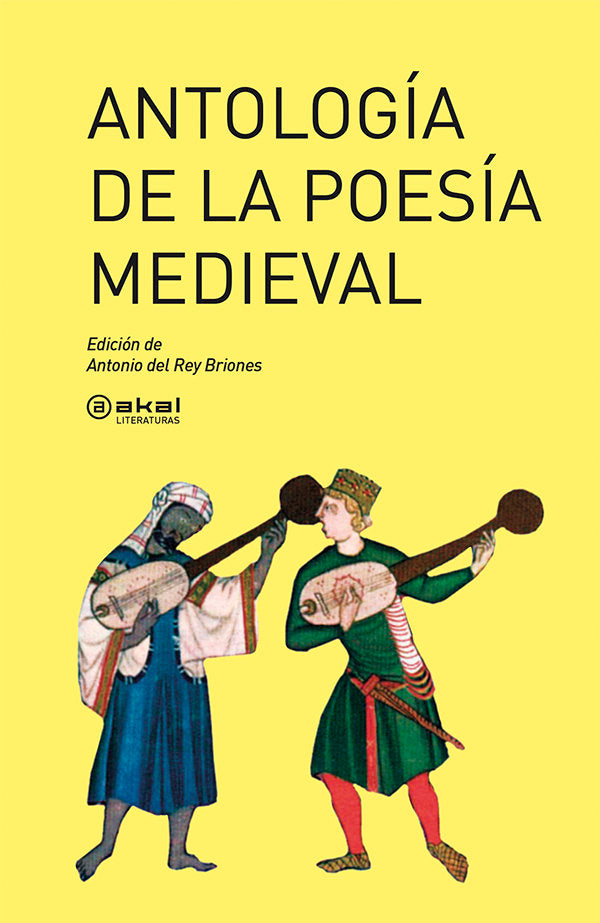ANTOLOGIA DE LA POESIA MEDIEVAL, de del Rey Briones | portada del libro