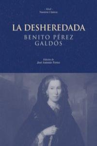 DESHEREDADA, de Pérez Galdós | portada del libro