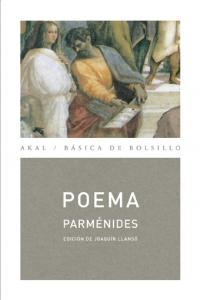 POEMA (PARMENIDES), de Parménides | portada del libro