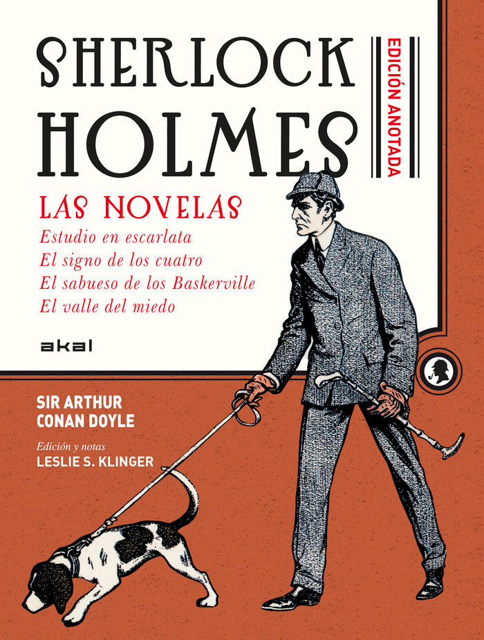 SHERLOCK HOLMES ANOTADO - LAS NOVELAS, de Conan Doyle | portada del libro