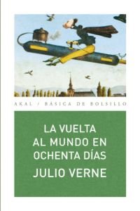 VUELTA AL MUNDO EN OCHENTA DIAS, de Verne | portada del libro
