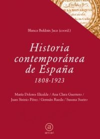 Hª CONTEMPORANEA DE ESPAÑA 1808-1923, de Varios autores | portada del libro