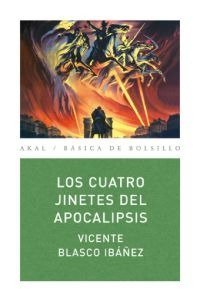 CUATRO JINETES DEL APOCALIPSIS, de Blasco Ibáñez | portada del libro