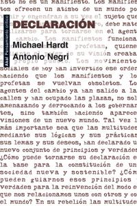 DECLARACION, de Hardt | portada del libro