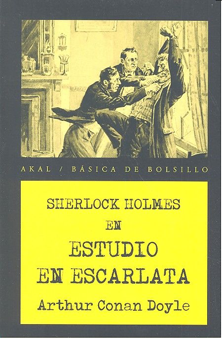 ESTUDIO EN ESCARLATA, de Conan Doyle | portada del libro