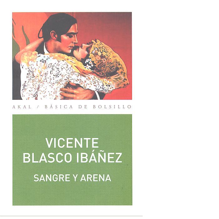 SANGRE Y ARENA, de Blasco Ibáñez | portada del libro