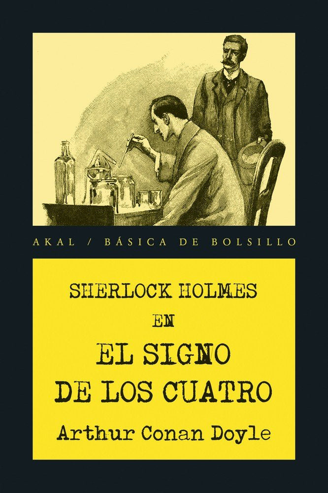 SIGNO DE LOS CUATRO, de Conan Doyle | portada del libro