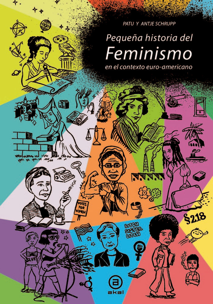PEQUEÑA HISTORIA DEL FEMINISMO EN CONTEXTO EURO-NORTEAMERIC, de Schrupp | portada del libro