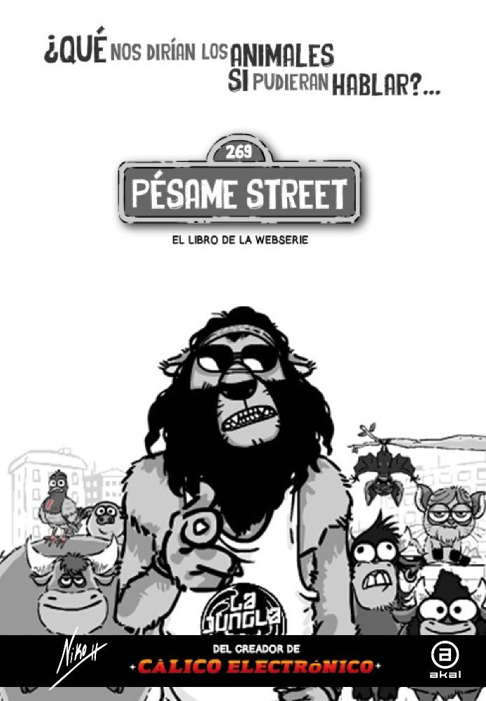 PESAME STREET - QUE DIRIAN LOS ANIMALES SI PUDIERAN HABLAR, de Niko | portada del libro