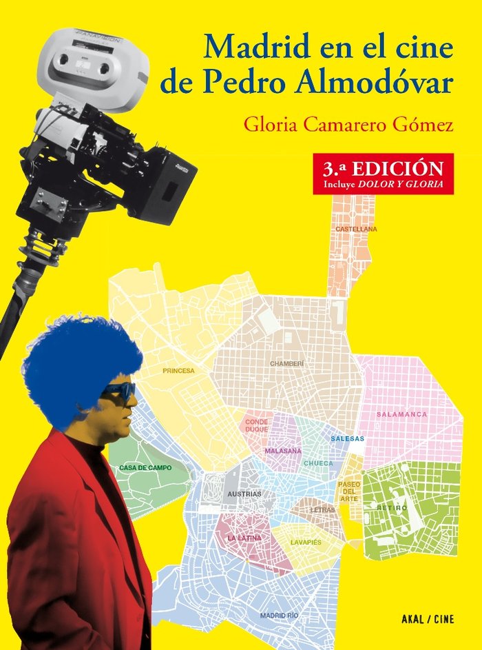 MADRID EN EL CINE DE PEDRO ALMODOVAR, de Camarero Gómez | portada del libro
