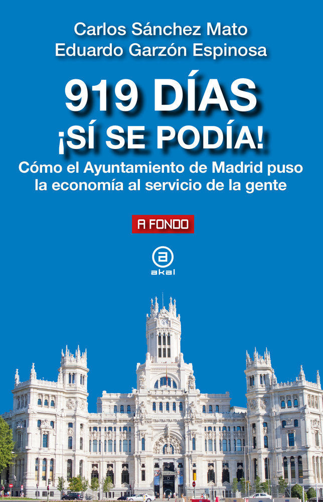 919 DIAS ¡SI SE PODIA!, de Garzón Espinosa | portada del libro