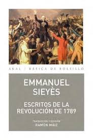 ESCRITOS DE LA REVOLUCION DE 1789, de Sieyés | portada del libro