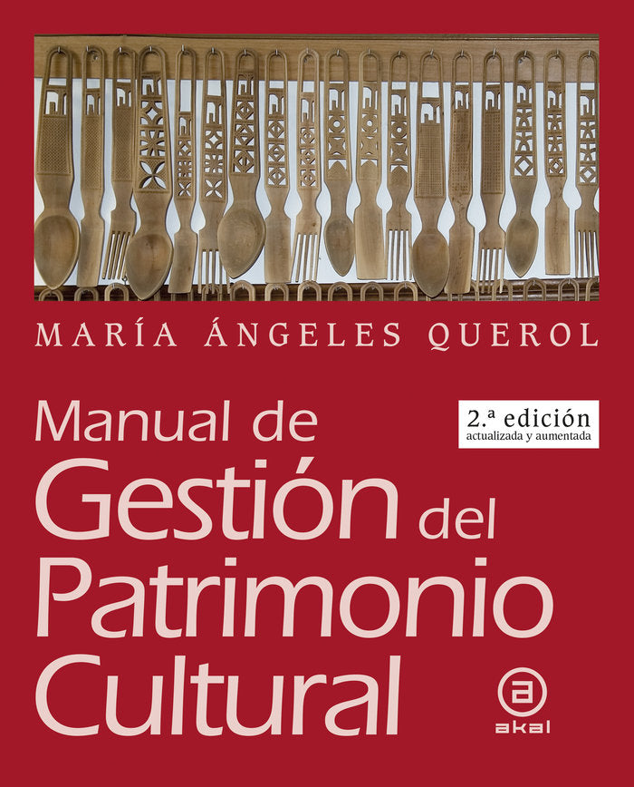 MANUAL DE GESTION DEL PATRIMONIO CULTURAL, de QUEROL | portada del libro
