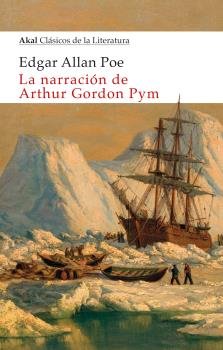 NARRACION DE ARTHUR GORDON PYM, de ALLAN POE | portada del libro