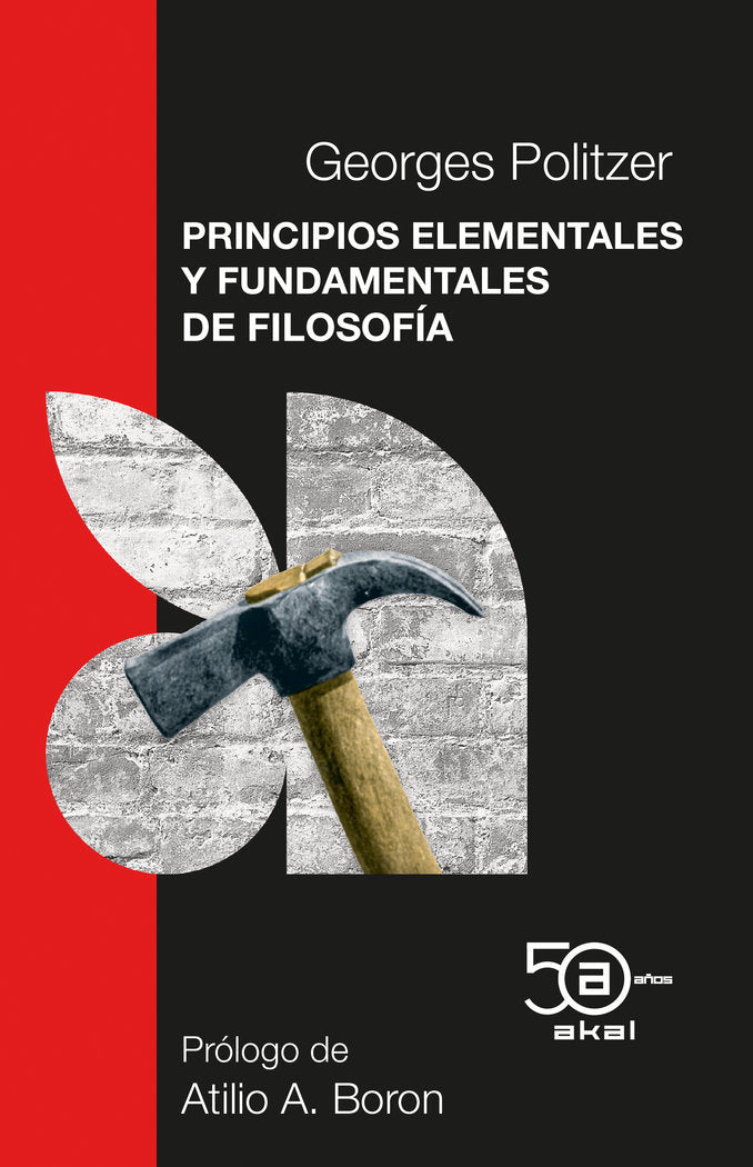 50 ANIV: PRINCIPIOS ELEMENTALES Y FUNDAMENTALES FILOSOFIA, de POLITZER | portada del libro