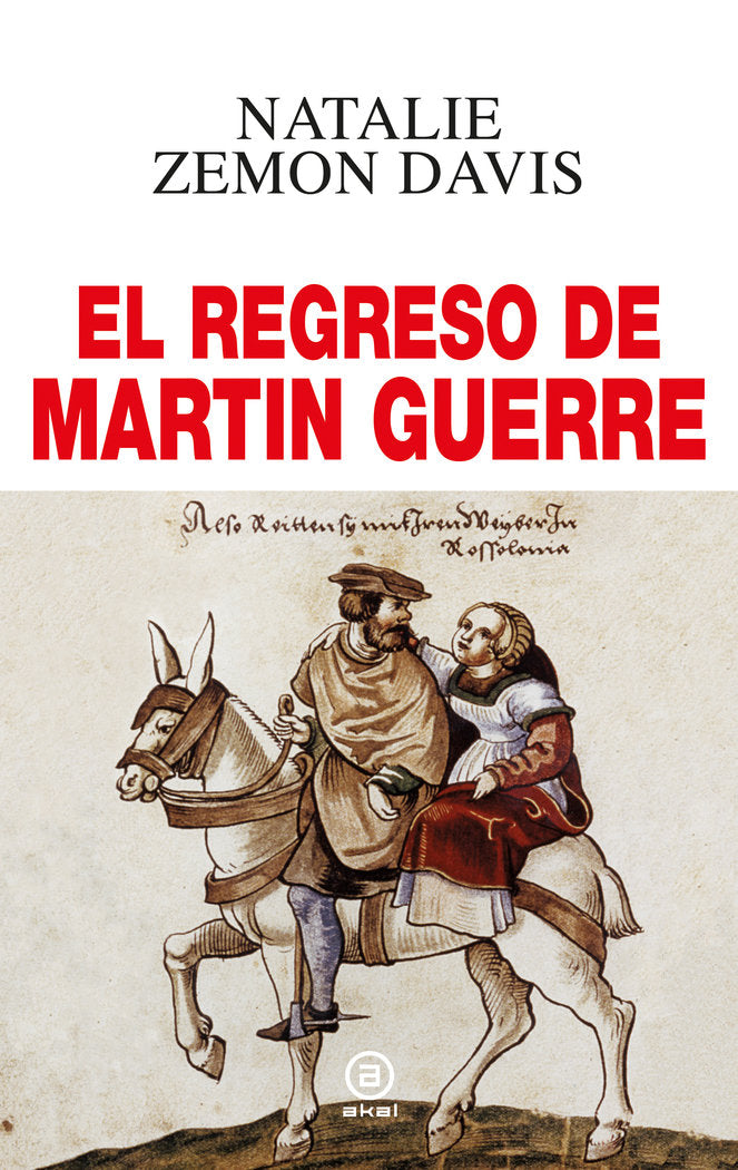 REGRESO DE MARTIN GUERRE, de ZEMOS DAVID | portada del libro