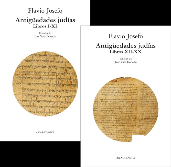 ANTIGUEDADES JUDIAS (2 VOLS), de JOSEFO | portada del libro
