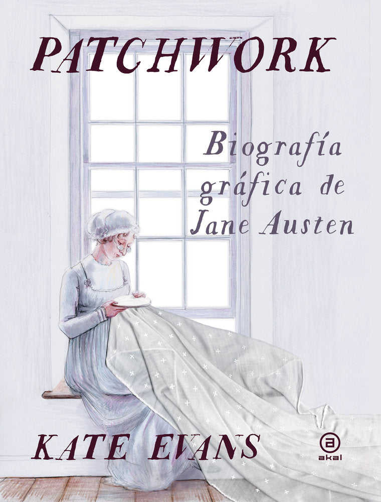 PATCHWORK. BIOGRAFIA GRAFICA DE JANE AUSTEN, de EVANS | portada del libro