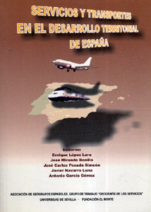 Servicios y transportes en el desarrollo territorial de España, de AA.VV. | portada del libro