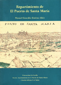 REPARTIMIENTO DE EL PUERTO DE SANTA MARIA, de GONZALEZ JIMENEZ | portada del libro