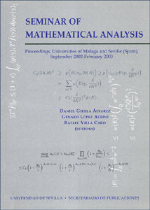 SEMINAR OF MATHEMATICAL ANALYSIS, de AIMAR | portada del libro