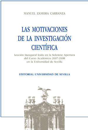 Las motivaciones de la investigación científica, de Zamora Carranza | portada del libro
