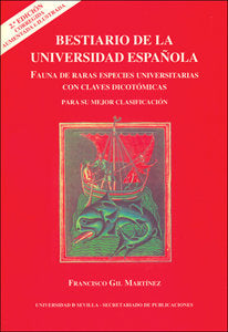 Bestiario de la Universidad española, de Gil Martínez | portada del libro