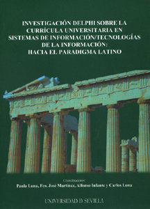 INVESTIGACION DELPHI SOBRE CURRICULA UNIVERSITARIA, de LUNA | portada del libro