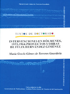 Intervenciones en dólmenes, 1953-1964., de GOMEZ DE TERREROS GUARDIOLA, MARIA GRACI | portada del libro