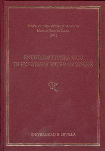 ESTUDIOS LITERARIOS IN HONOREM ESTEBAN TORRE, de UTRERA | portada del libro