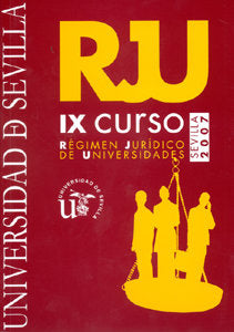 IX CURSO DE REGIMEN JURIDICO DE UNIVERSIDADES, de COORD.#CURSO DE REGIMEN JURIDICO DE U#BONACHERA LE | portada del libro