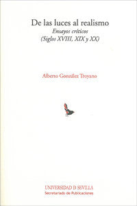 De las luces al realismo, de González Troyano | portada del libro