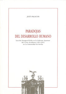 Paradojas del desarrollo humano, de Palacios González | portada del libro