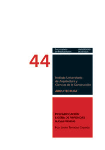 Prefabricación ligera de viviendas, de Terrados Cepeda | portada del libro