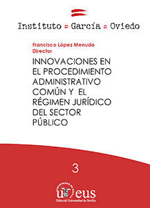 Innovaciones en el procedimiento administrativo común y el régimen jurídico del sector público | portada del libro
