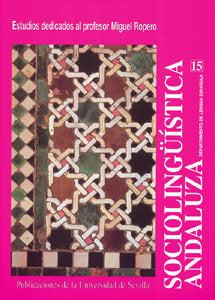 SOCIOLINGUISTICA ANDALUZA 15 ESTUDIOS DEDICADO MIGUEL ROPERO | portada del libro