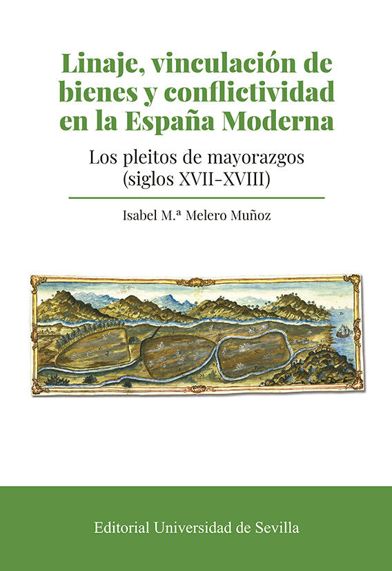 LINAJE VINCULACION DE BIENES Y CONFLICTIVIDAD EN LA ESPAÑA, de MELERO MUÑOZ, ISABEL Mª | portada del libro