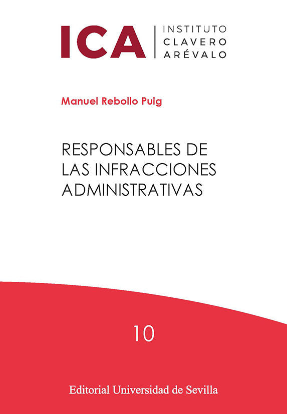 Responsables de las infracciones administrativas, de REBOLLO PUIG, MANUEL | portada del libro