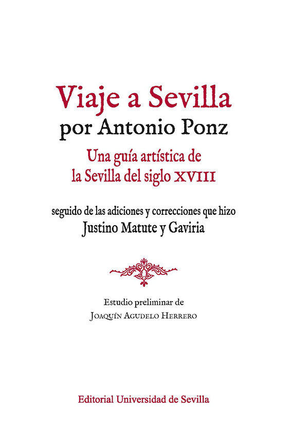 VIAJE A SEVILLA POR ANTONIO PONZ, de PONZ | portada del libro