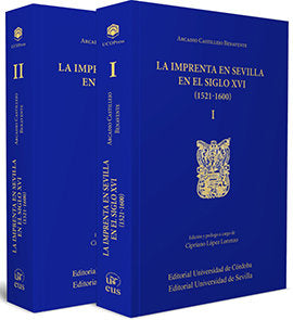 La imprenta en Sevilla en el siglo XVI (1521-1600), de Castillejo Benavente | portada del libro