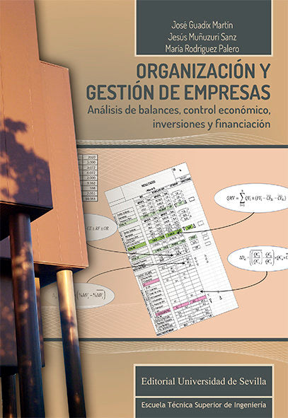 Organización y gestión de empresas, de Guadix Martín, José | portada del libro