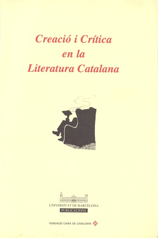 Creació i crítica en la Literatura Catalana, de Pla | portada del libro