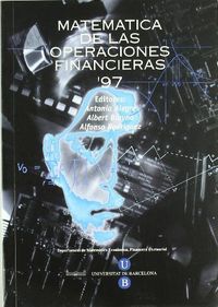 Matematica de las operaciones financieras '97, de Dept. Matemàtica Econòmica Financera i Actuarial | portada del libro