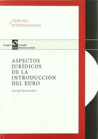Aspectos jurídicos de la introducción del Euro, de Fernández Pons | portada del libro