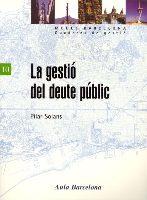 La gestió del deute públic, de Solans | portada del libro